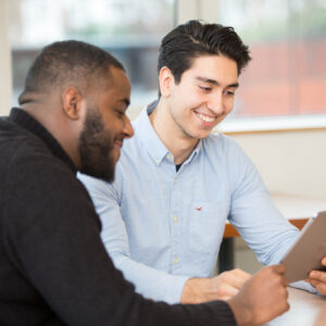 2 Male Students In Class