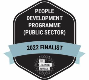 People development programme (Public Sector) 2022 Finalist badge